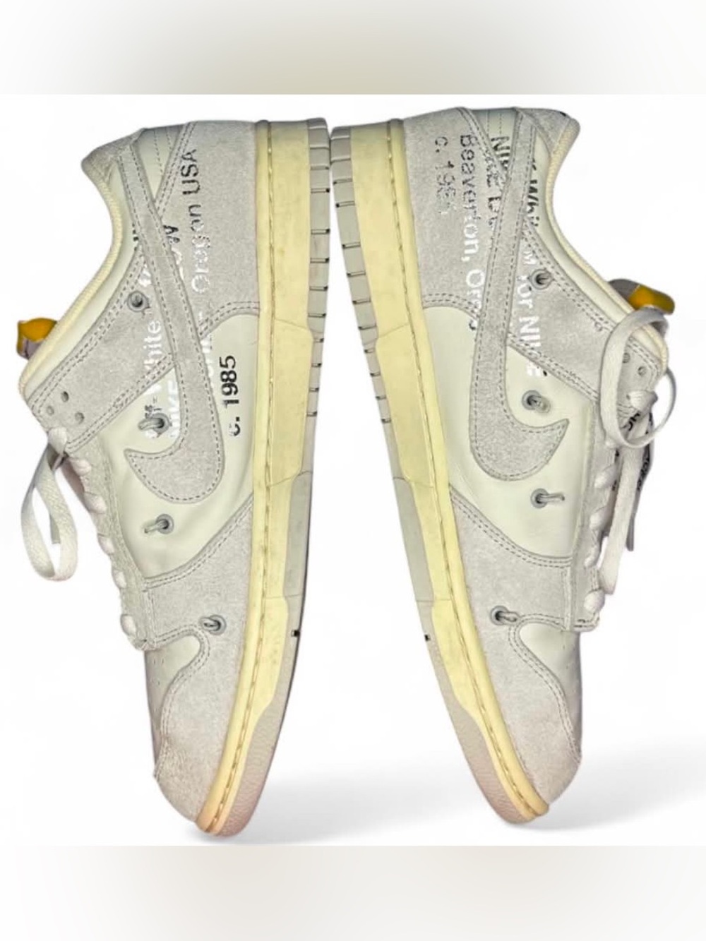 Nike Dunk Low Off-White Lot 3 Men’s Size 11 The 50 collection DJ0950-112
